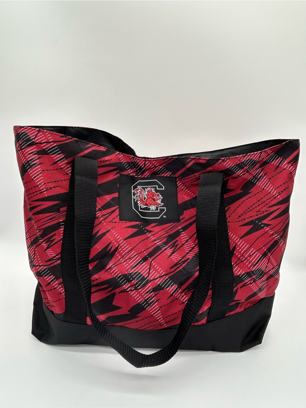 South Carolina Gamecocks Red & Black Graphic Tote